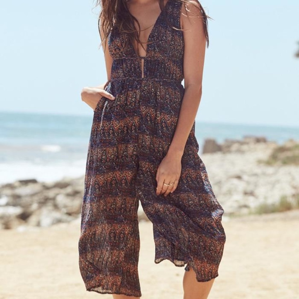 Lost + Wander Bali Cropped Jumpsuit